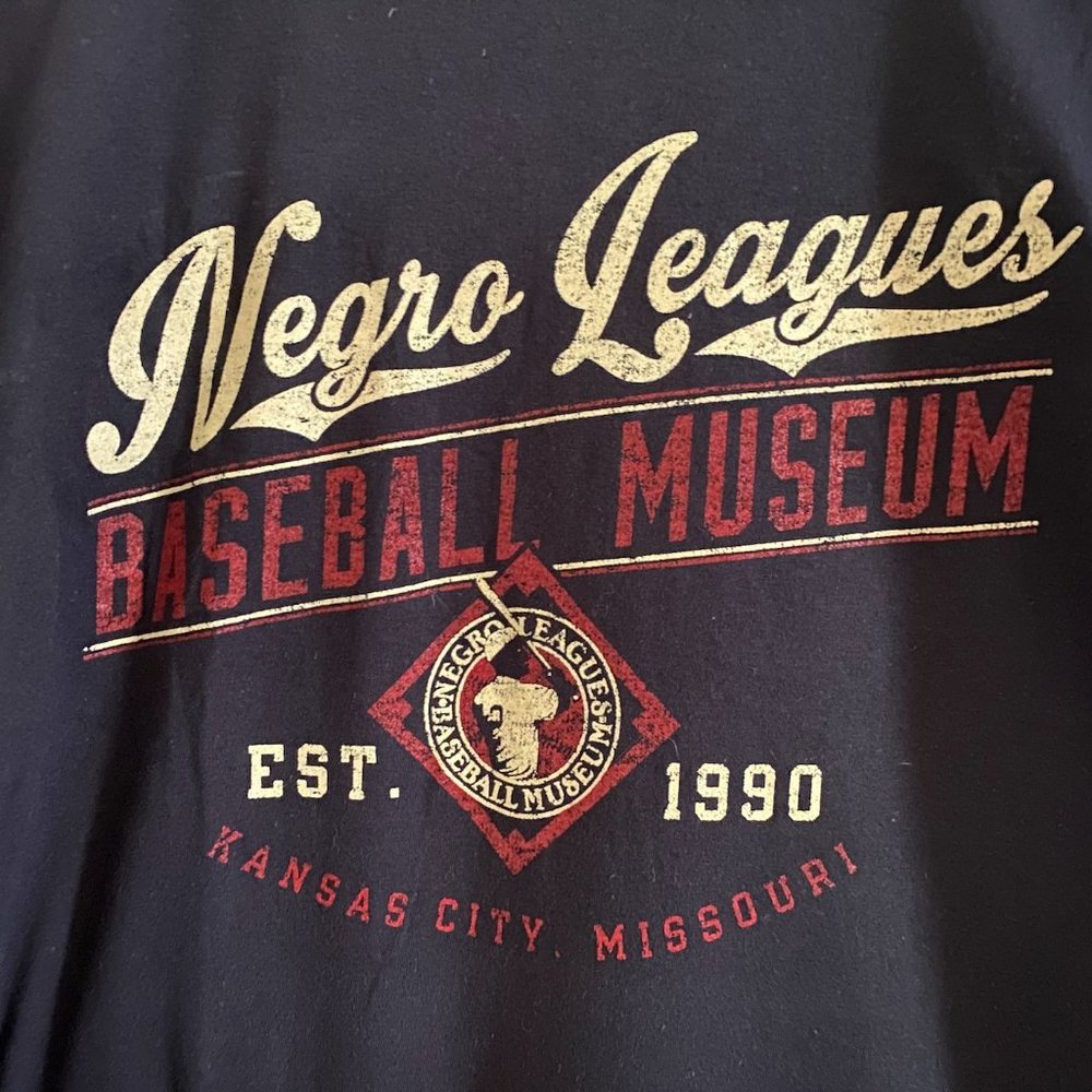 NEW Negro Leagues Baseball Museum Kansas City Navy Blue T-Shirt, Medium